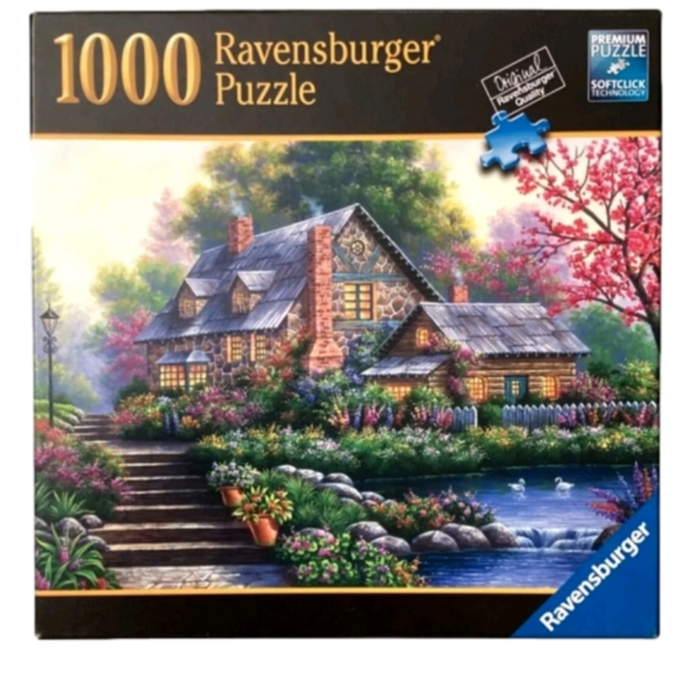 Ravensburger Premium Puzzle "Romantic Cottage" 1000 pc